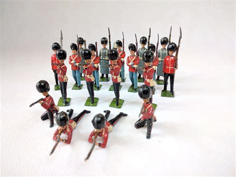 Lot 1 ~ X20 Britains Vintage Painted Lead Toy Soldiers 312p Ebay