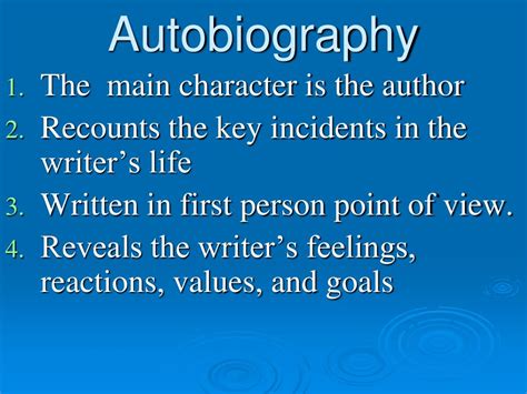 Ppt Autobiography Vs Biography Powerpoint Presentation Free