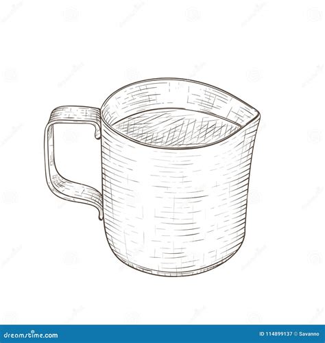 Milk Jug Hand Drawn Sketch Stock Vector Illustration Of Sketch
