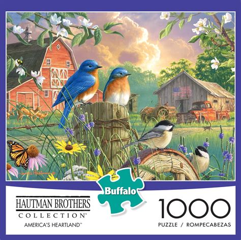 Buffalo Games Hautman Brothers Americas Heartland 1000 Piece