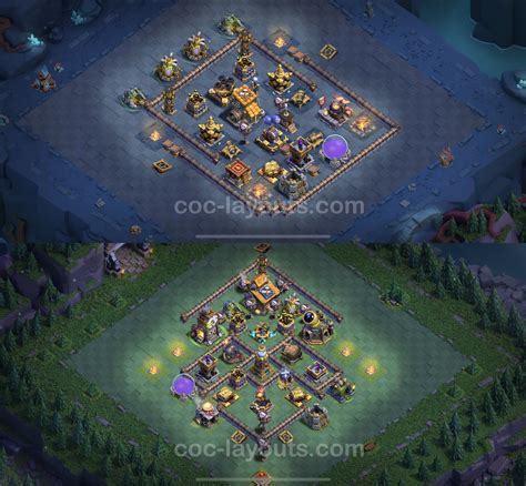 Meisterhütte LvL 10 Anti 3 Sterne Base + Link / Layout - Nachtdorf COC