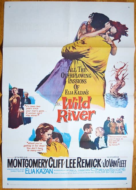 Vintage Original 1960 Film Poster Wild River Montgomery Clift Etsy