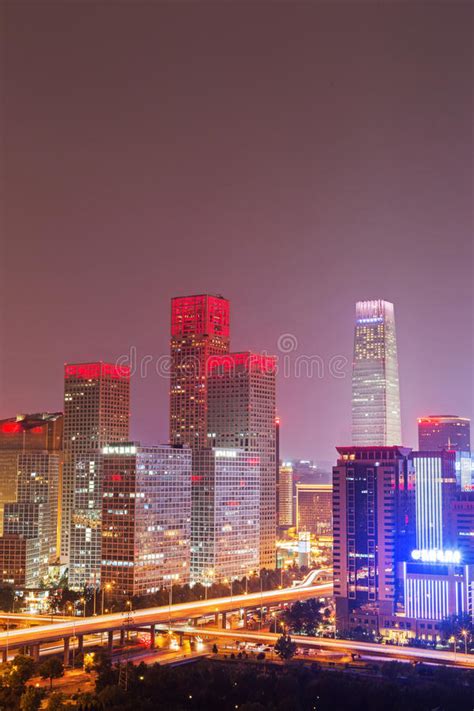Night At Beijing Stock Photo Image Of Heart Distant 43485858