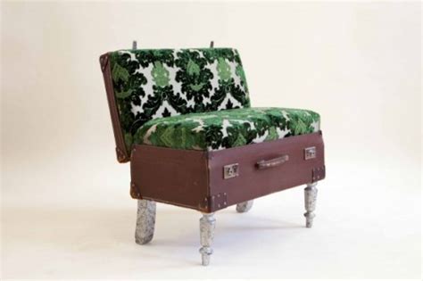 Recycled Suitcase Chairs Shelterness