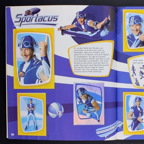 Lazy Town Panini Sticker Album Sticker Worldwide