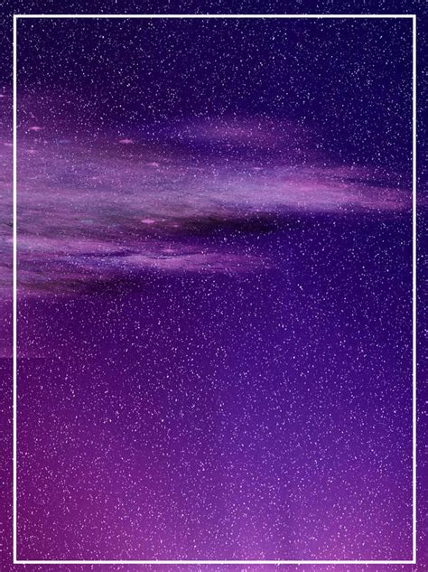 Simple Purple Romantic Starry Sky Cosmic Background Simple Purple