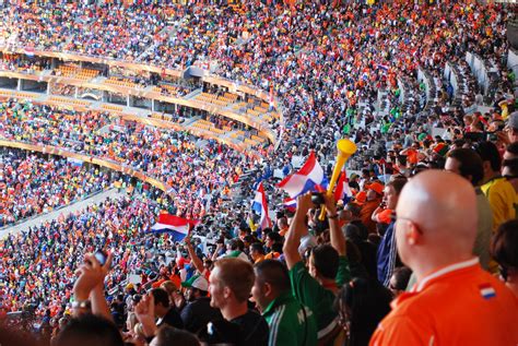 Filefans Cheer During The Netherlands Vs Denmark Soccer Match