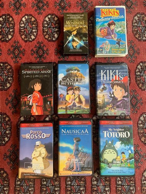 My Ghibli Miyazaki Vhs 📼 Collection English Dub Ghibli