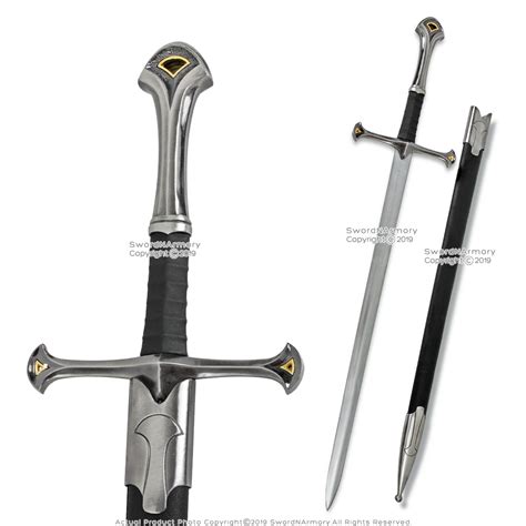 415 Medieval Crusader Chivalry Knights Arming Sword With Scabbard