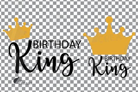 Download Birthday King gift and decor svg cutting file. Boy's shirt. (556922) | Illustrations | Design ...