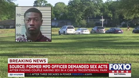 Sources Say Former Mobile Police Officer Demanded Intimate Acts From Couple Caught In Parked Car
