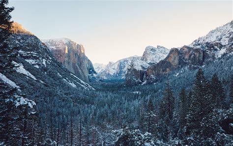 3840x2400 Yosemite Winter 4k 4k Hd 4k Wallpapers Images Backgrounds