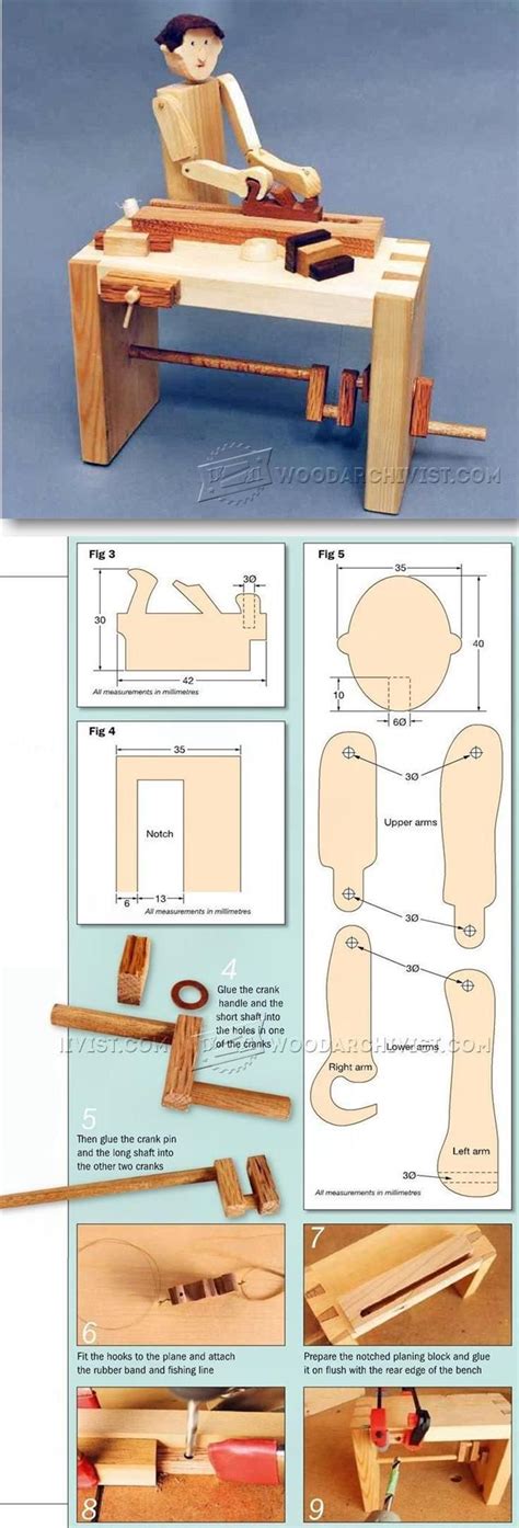 Woodworker Automata Toy Plans Childrens Wooden Toy Plans And