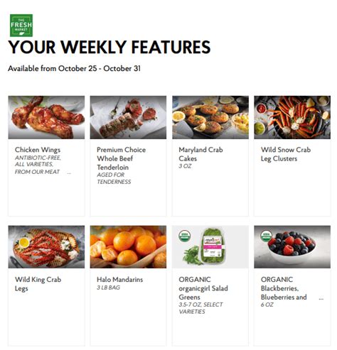 The Fresh Market Weekly Ad Oct 25 Oct 31 2023