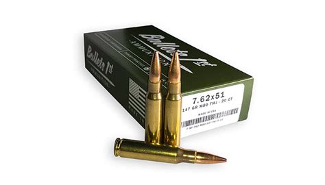 Bullets 1st 762 147 Gr M80 Fmj 20 Ct American Marksman