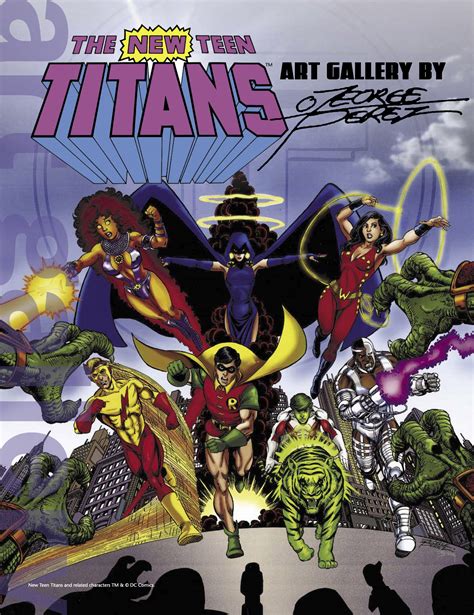 Dig This Rare George Perez New Teen Titans Art Gallery 13th Dimension