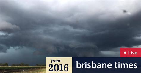 Brisbane Weather Supercell Storms Predicted For Queensland