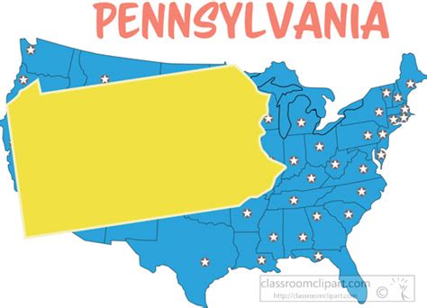 Pennsylvania State Clipart - pennsylvania-map-united-states-clipart ...