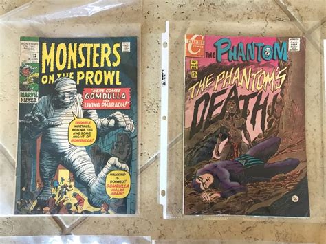8 Vintage Comic Books Marvel Dc Comics Monsters On The Prowl The