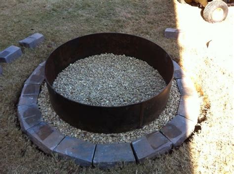 Commonly available fire pit insert/ring gauges run from about 20 gauge (.0359 in./.911 mm) to about 8. 30 In. Galvanized Round Fire Pit Ring | Fire Pit Design Ideas | Metal fire pit ring, Fire pit ...