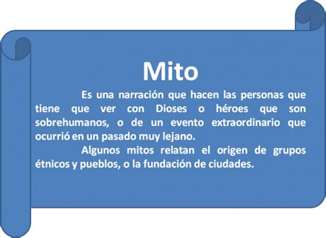 Cuadros Sinópticos Sobre El Mito Cuadro Comparativo