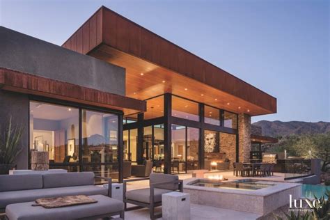Modern Rustic Elements Fill A Scottsdale Retreat Luxe Interiors