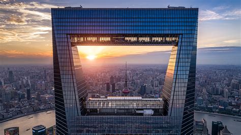 Shanghai World Financial Center In China Windows Spotlight Images