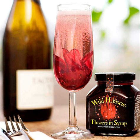 The flowers are sweetly edible, too. Wild Hibiscus Flowers in Syrup - The Wild Flower Company