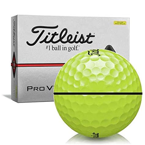 Titleist Pro V1x Yellow Alignxl Personalized Golf Balls
