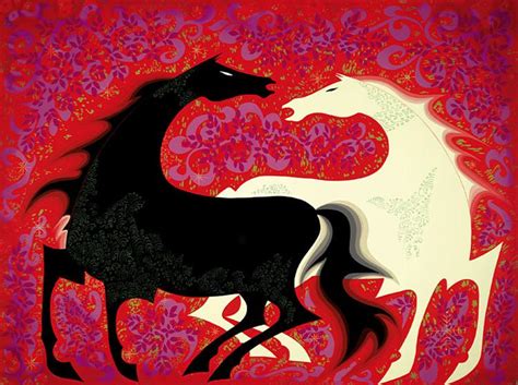 Two Wild Horses 1998 Eyvind Earle