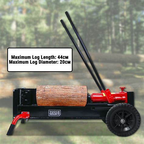 Log Splitter Manual 15 Ton Hydraulic Firewood Wood Cutter Splits Logs