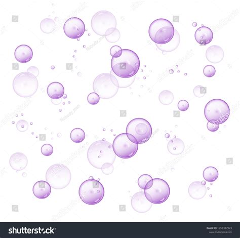 Purple Bubble Abstract Background Vector Picture Stock Vector Royalty