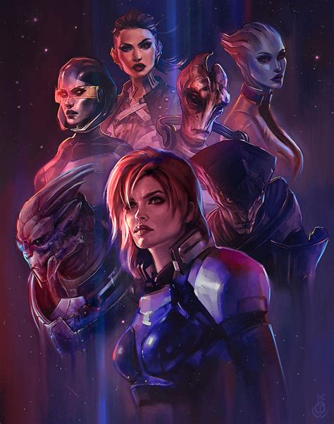 Mass Effect Fanart By Evakosmos On Deviantart