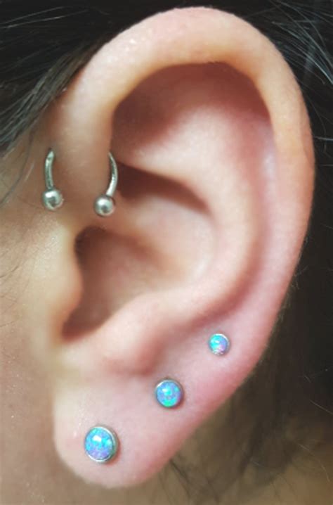 Dazzle Opal Ear Piercing In Lilac Ear Piercings Multiple Ear Piercing Ear Jewelry