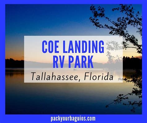 Coe Landing Is A Small County Maintained Park Near Tallahassee