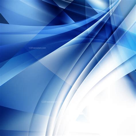 Abstract Blue White And Grey Background