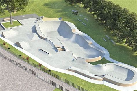 Royal Victoria Skatepark In Bath United Kingdom Concrete Pearl With A