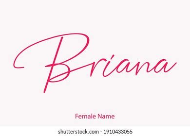 Bonnie Female Name Stylish Lettering Cursive Stock Vector Royalty Free