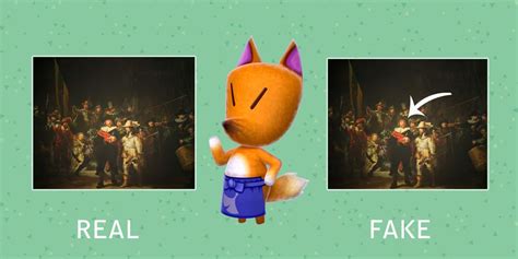 How To Tell Fake And Real Art Apart In Animal Crossing New Horizons