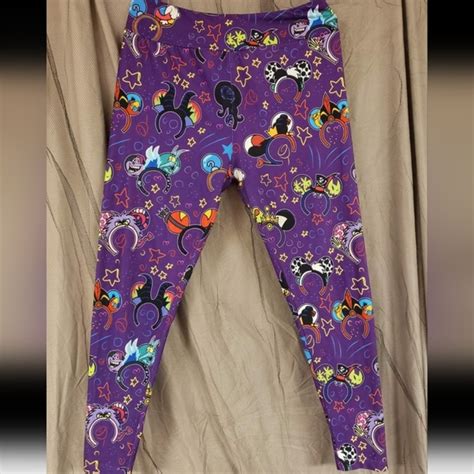 Charlies Project Pants And Jumpsuits Preowned Charlies Project Disney Villians Leggings Tc