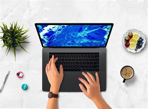 Laptop With Hand Mockup By Victorthemes On Dribbble