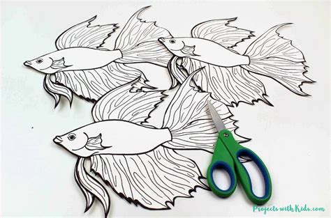 ✓ free for commercial use ✓ high quality images. Easy Watercolor Fish Craft with Free Printable Template ...