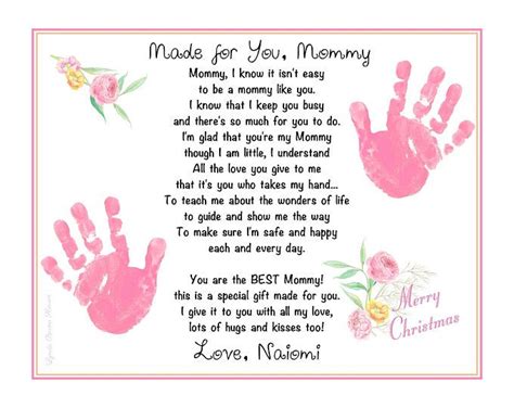 This flower had a brilliant smell it's fragrance i thought i knew so well the aroma; A Mommy Like You Handprints Poem 8"x10" Print Birthday ...