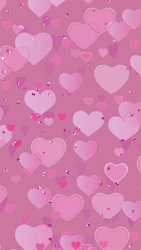 Pink Heart Wallpaper Nawpic