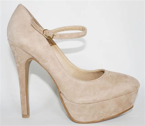 Nude Mary Jane Platform Heels Faux From Amiclubwear Com Things My Xxx Hot Girl