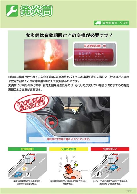 発炎筒 | 一般社団法人 日本自動車整備振興会連合会（JASPA）