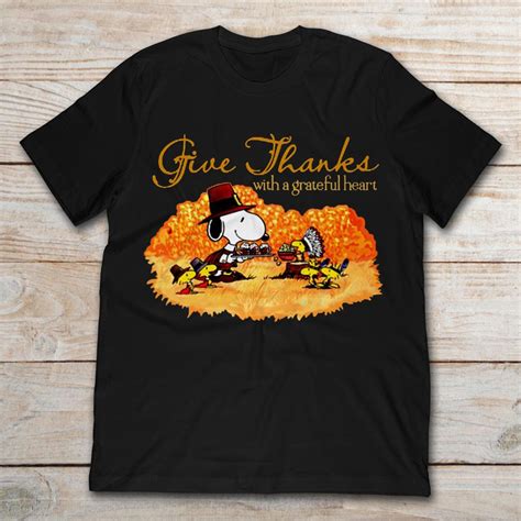 Give Thanks With A Grateful Heart Snoopy And Woodstock Teenavi