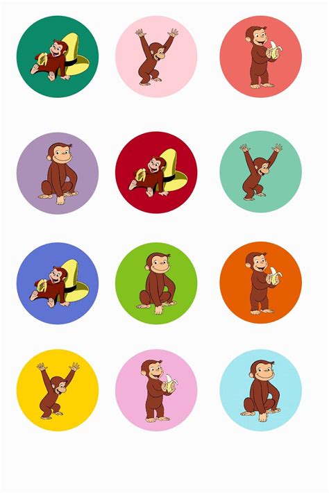 Ready to ship in 1 business day. Free Printable Collage Sheets: Free Bottle Cap - 1" Circle Collage Sheets | Curious george ...