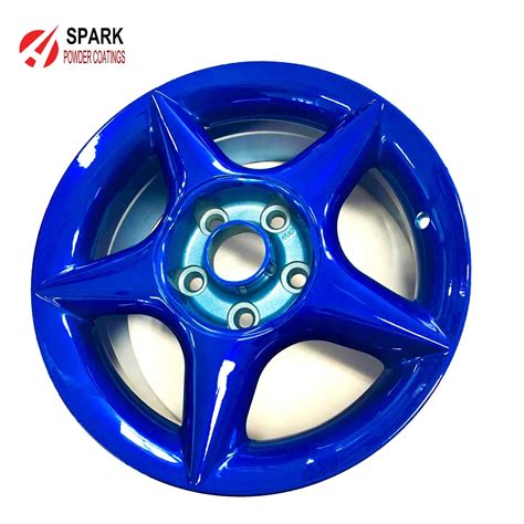 candy blue lacquer smooth gloss c p coat cg alloy wheel ￡5 30