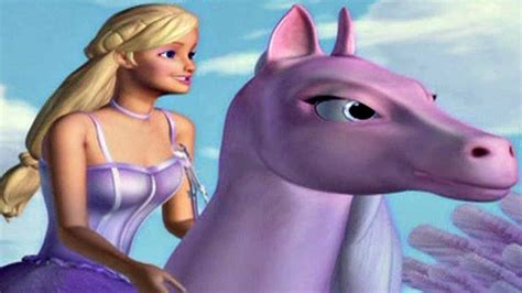 Princess annika (barbie) discovers adventure when she befriends brietta, a magnificent winged horse, who helps her break an evil wizard's spell in the cloud kingdom. BARBIE and the Magic of Pegasus Episode 5 | English Movie ...